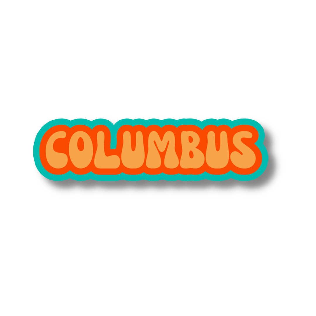 Columbus Cloud Sticker