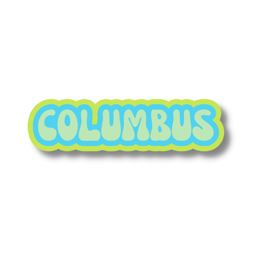 Columbus Cloud Sticker