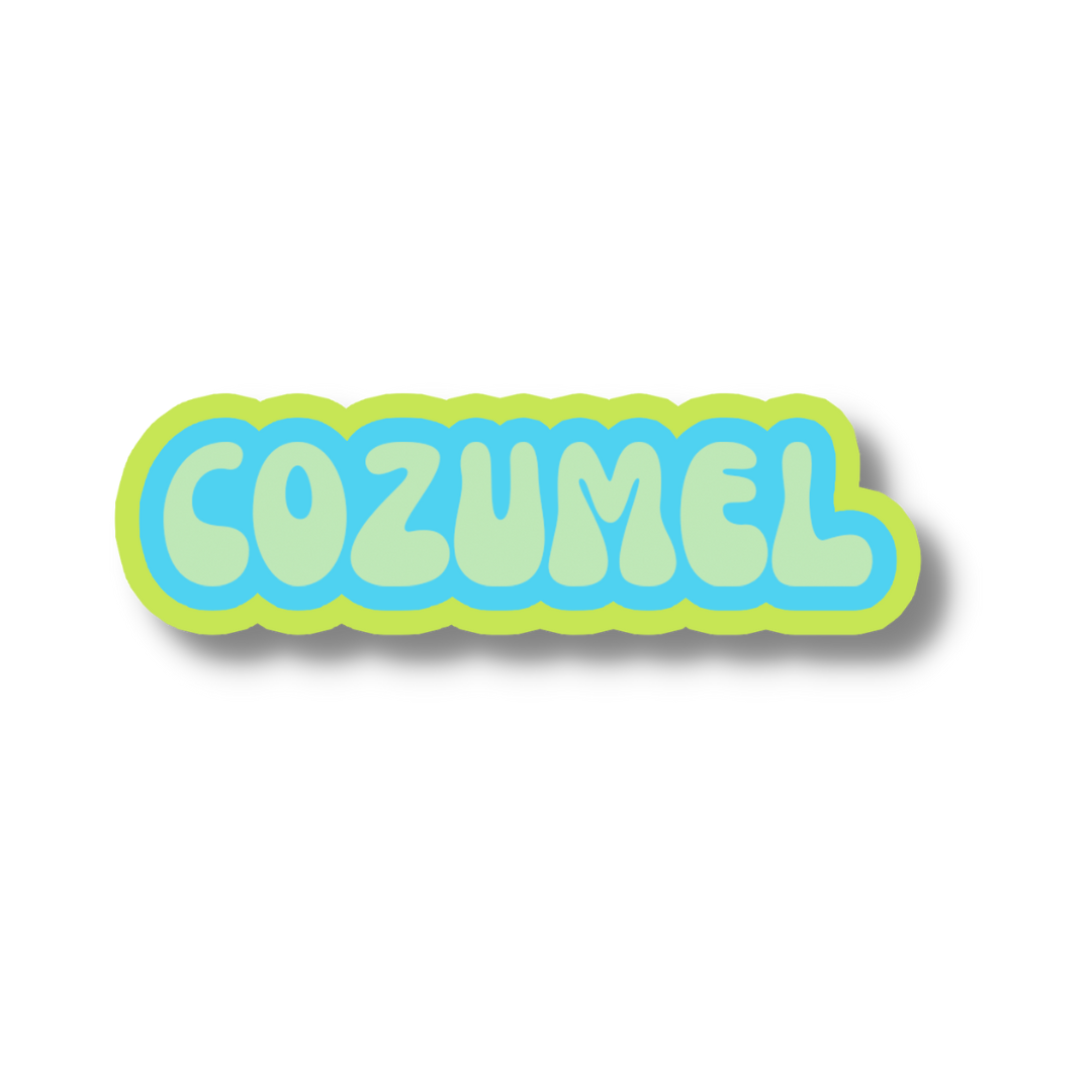 Cozumel Cloud Sticker