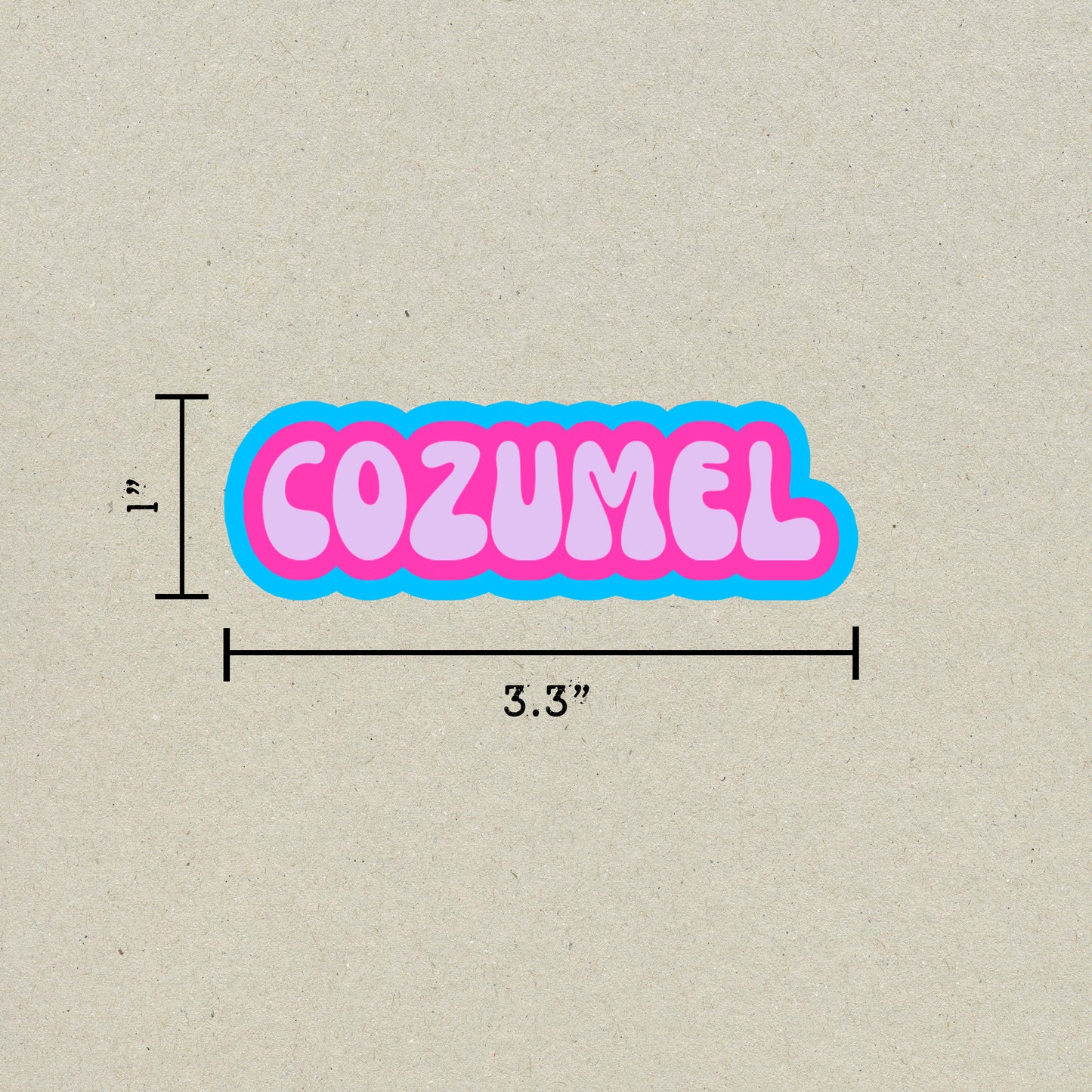 Cozumel Cloud Sticker