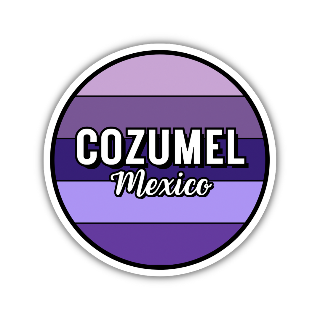 Cozumel, Mexico Circle Sticker