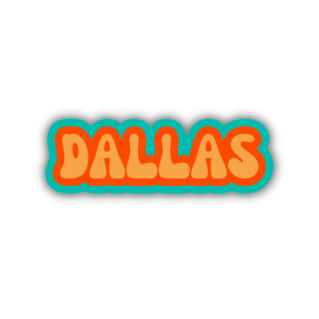 Dallas Cloud Sticker