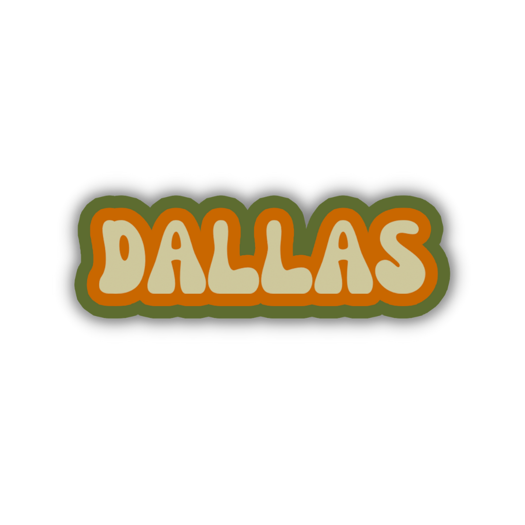 Dallas Cloud Sticker
