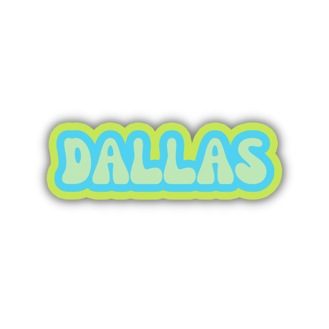 Dallas Cloud Sticker