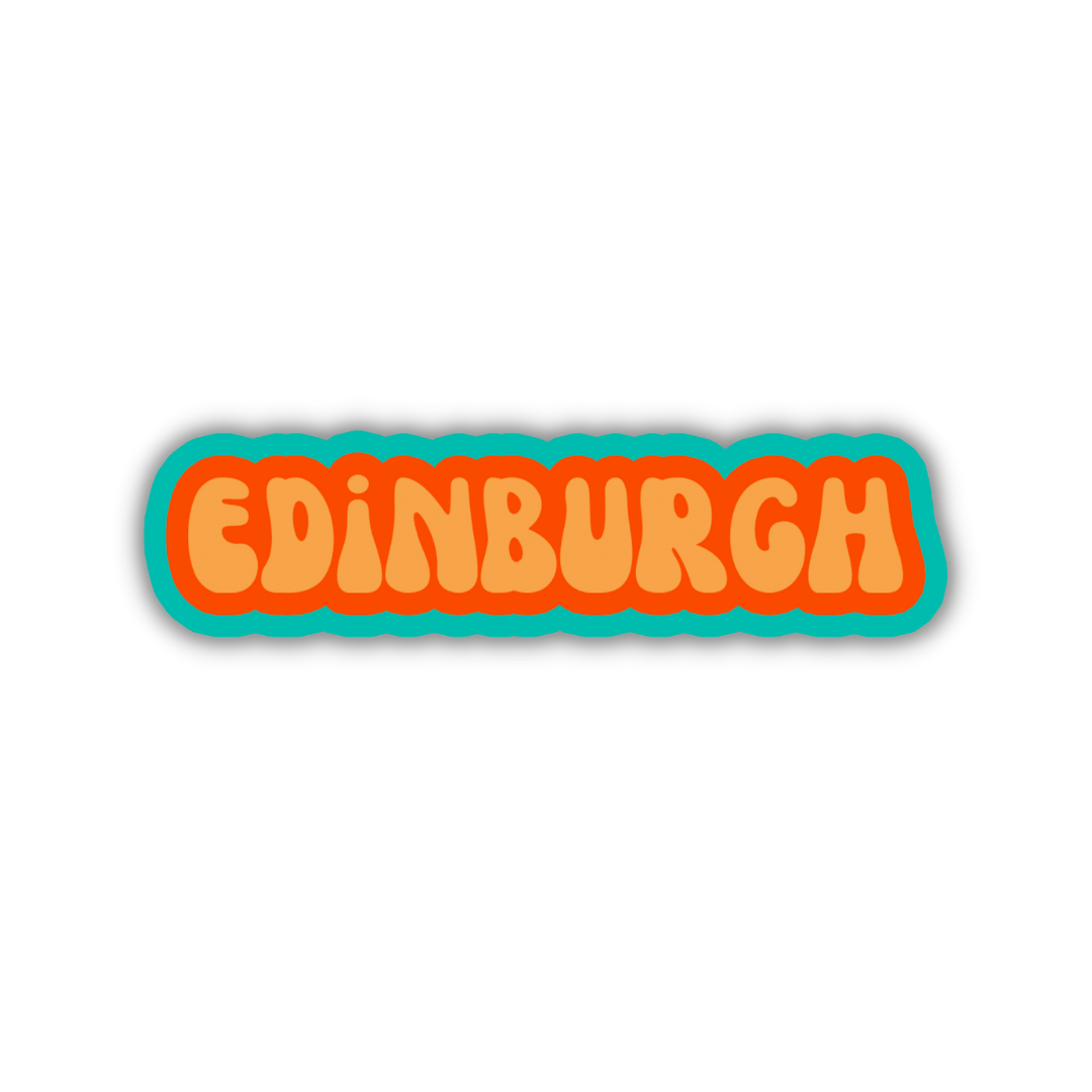 Edinburgh Cloud Sticker
