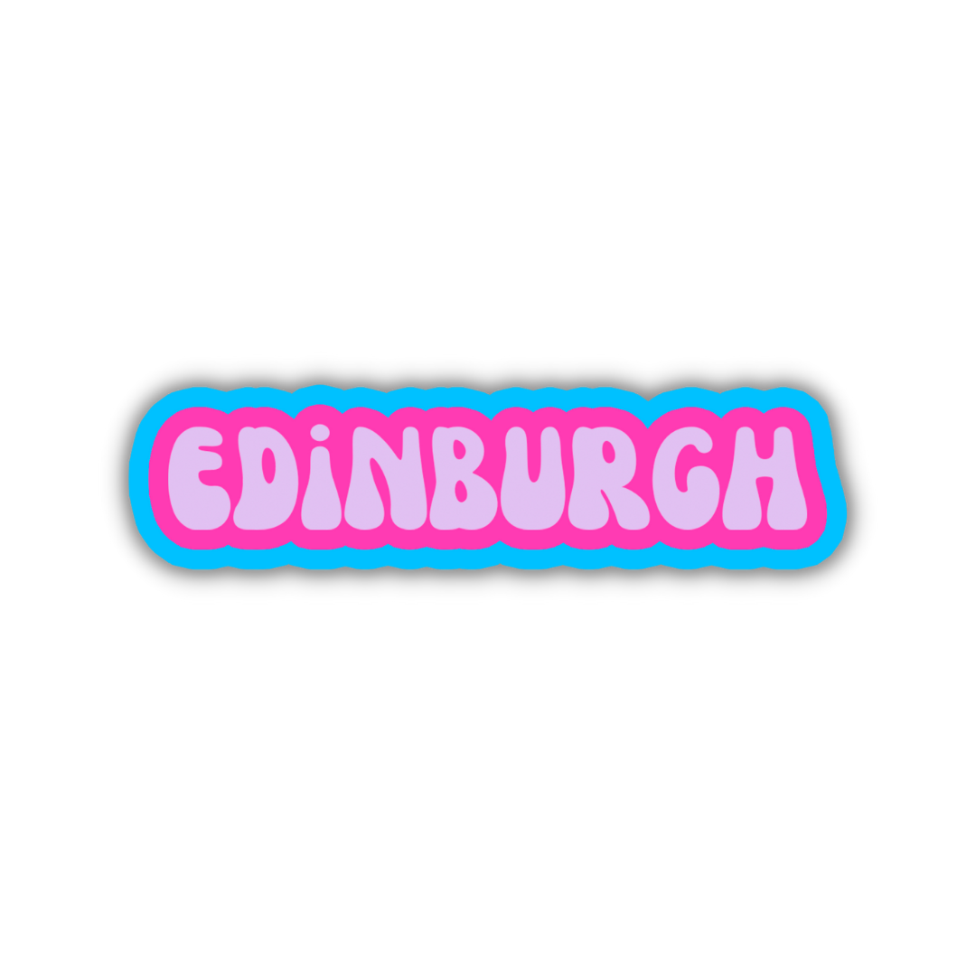 Edinburgh Cloud Sticker