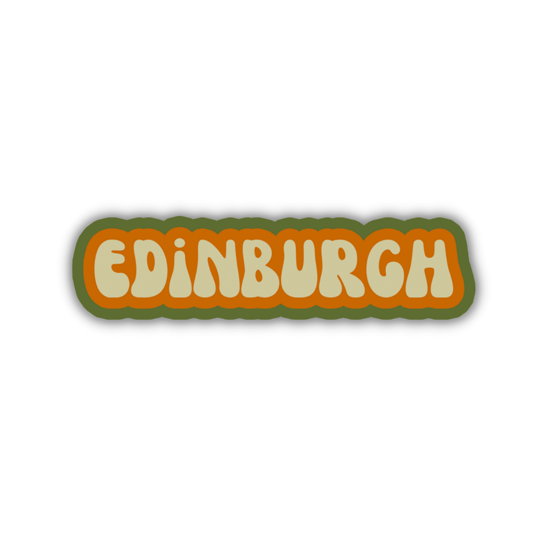 Edinburgh Cloud Sticker