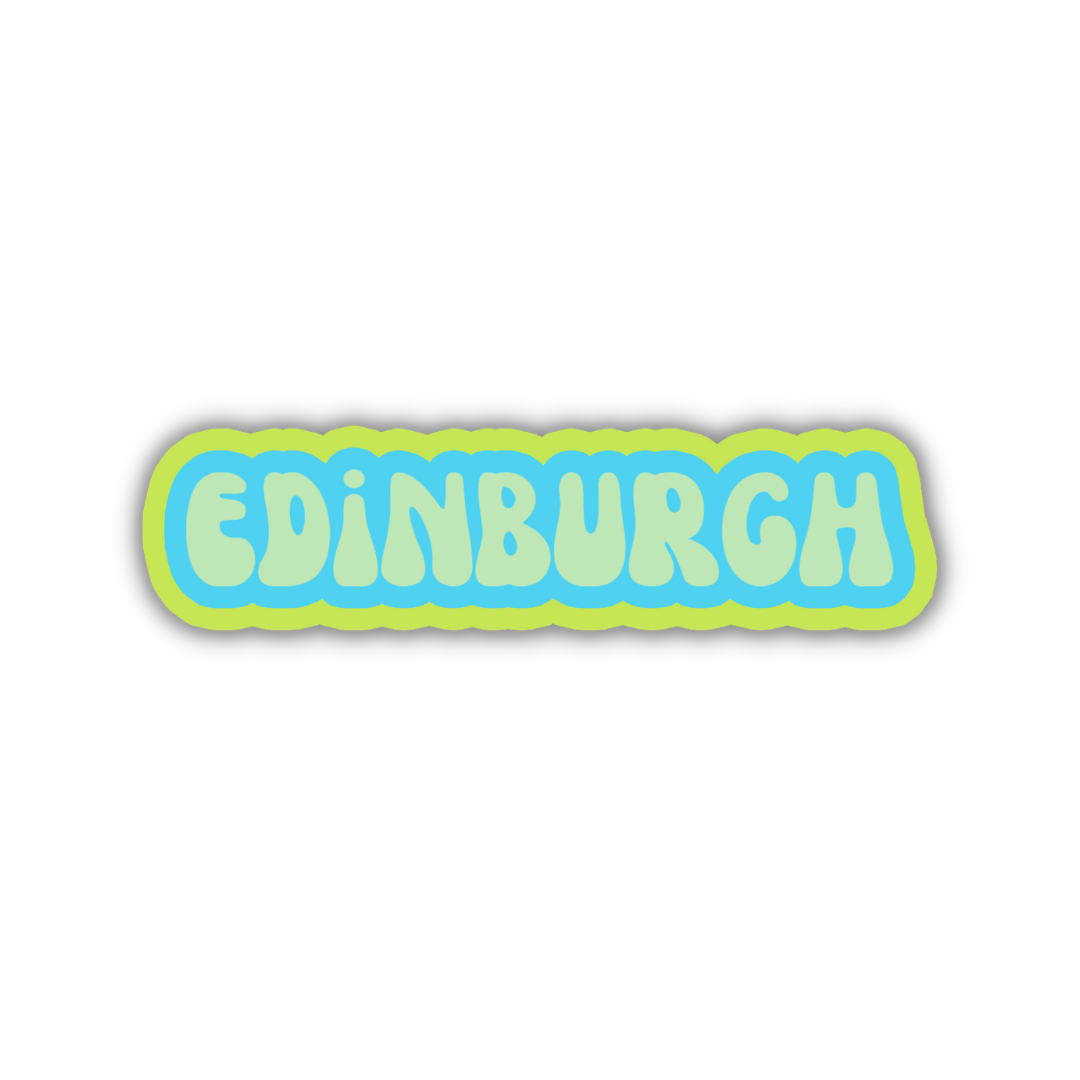 Edinburgh Cloud Sticker