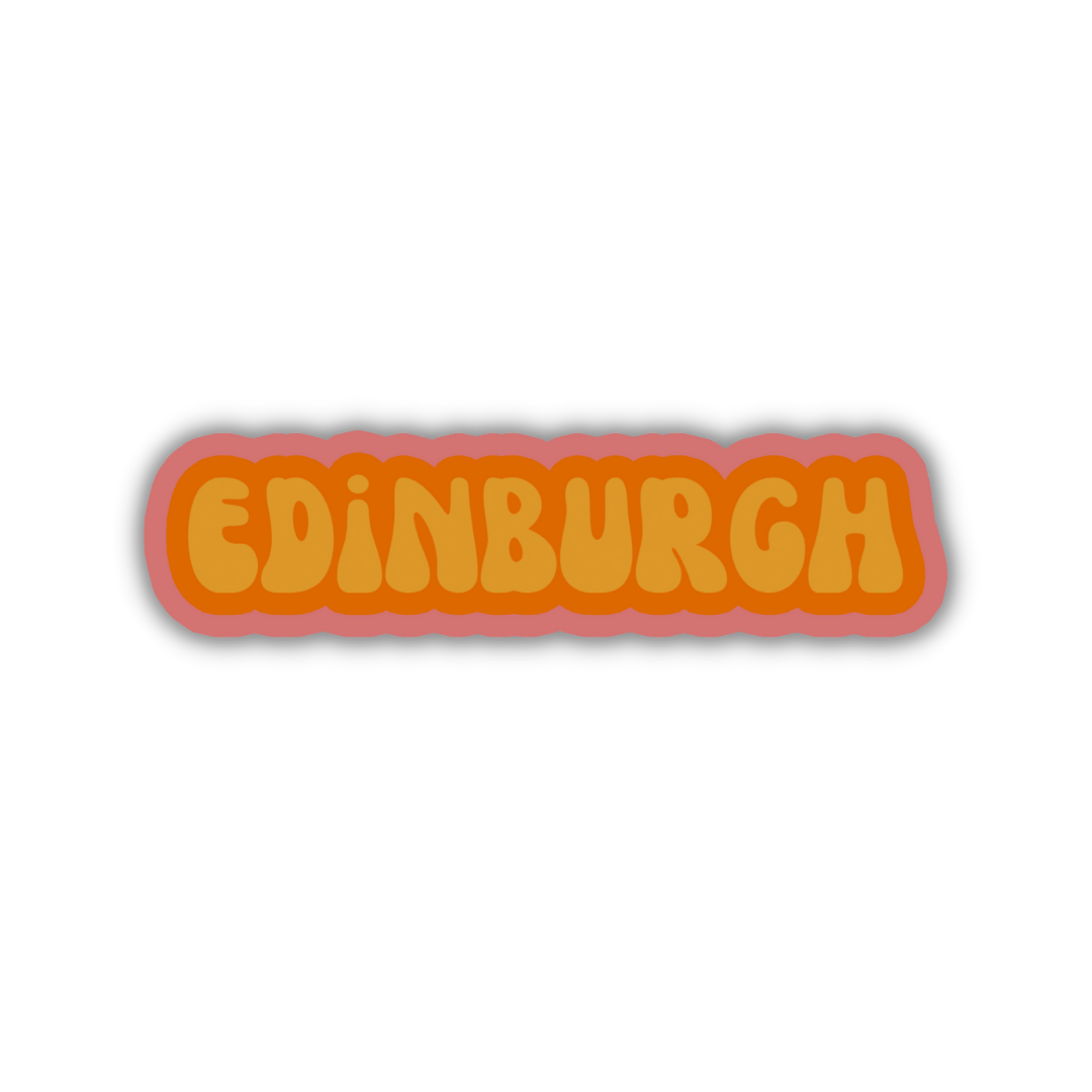 Edinburgh Cloud Sticker