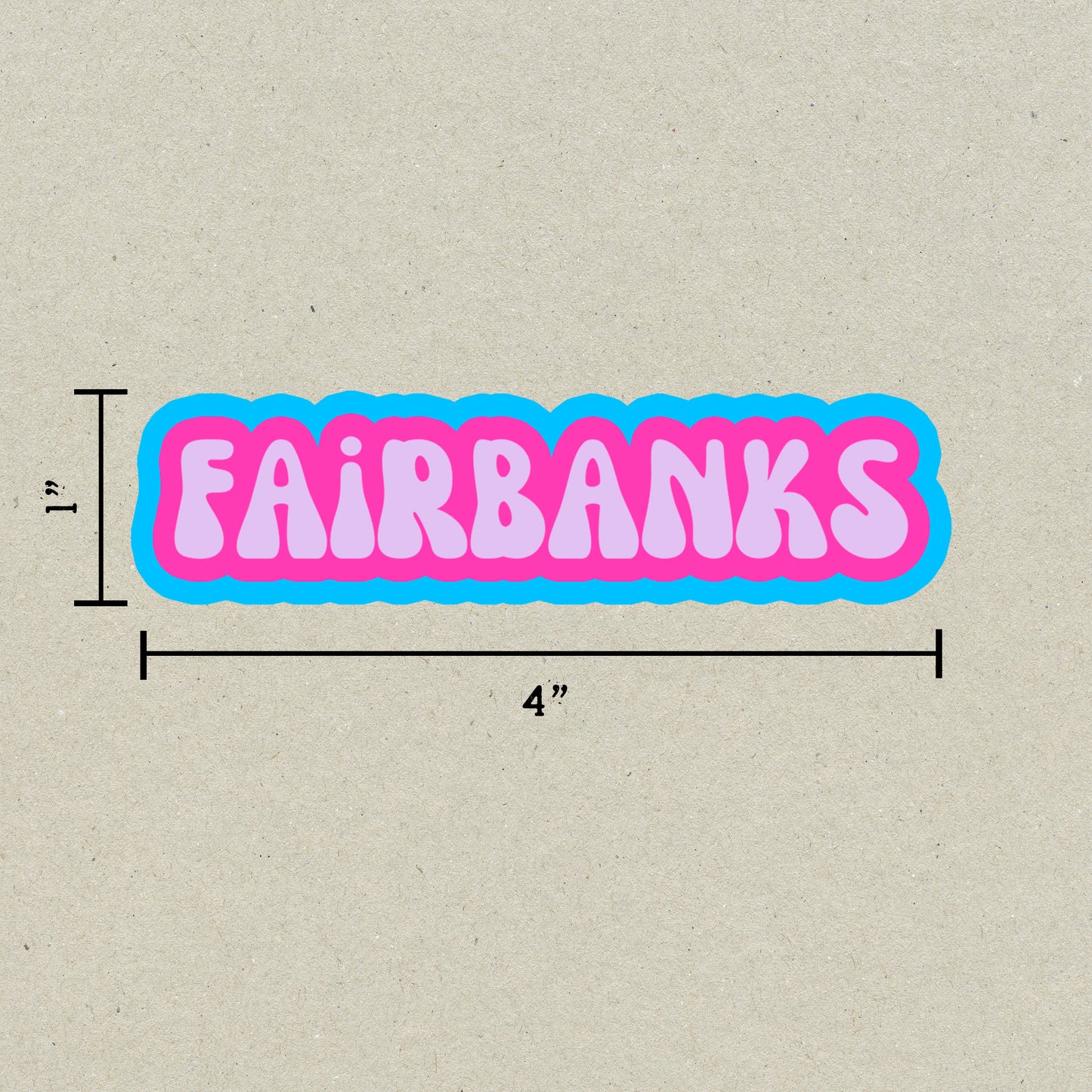 Fairbanks Cloud Sticker