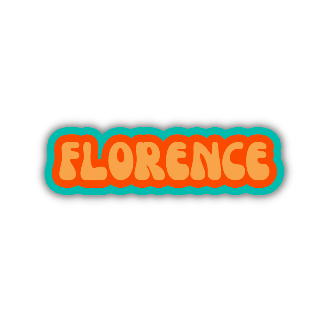 Florence Cloud Sticker
