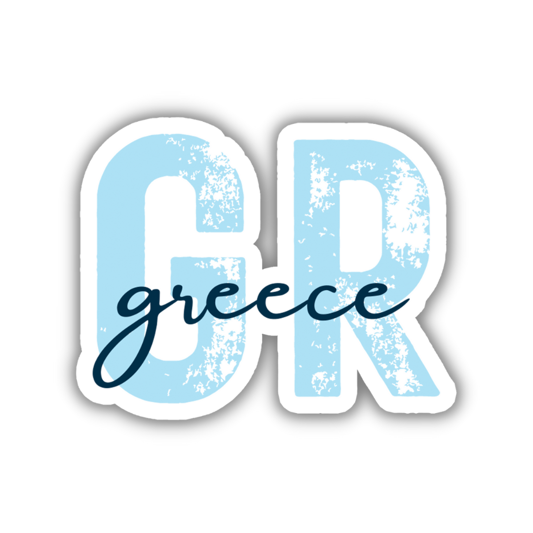 Greece Country Code Sticker