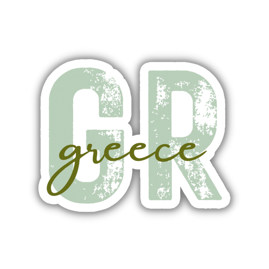 Greece Country Code Sticker