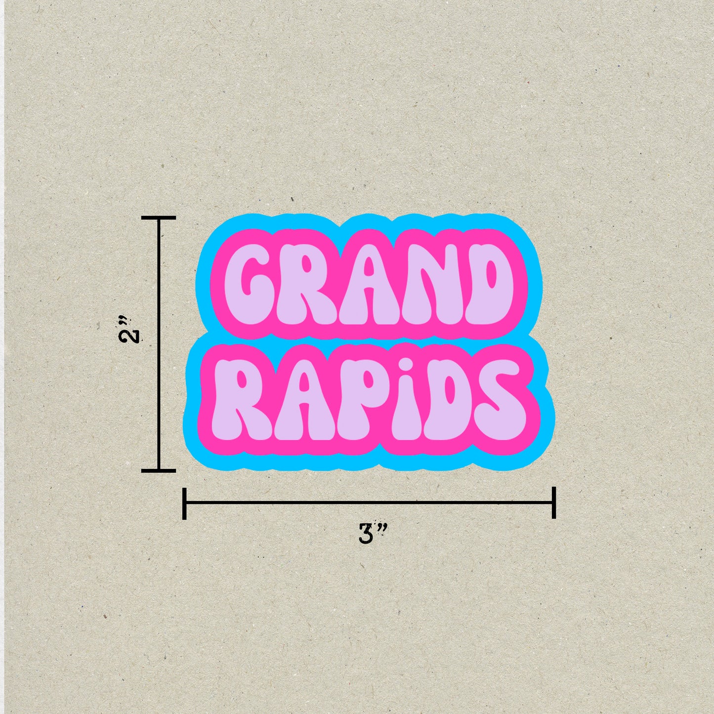 Grand Rapids Cloud Sticker