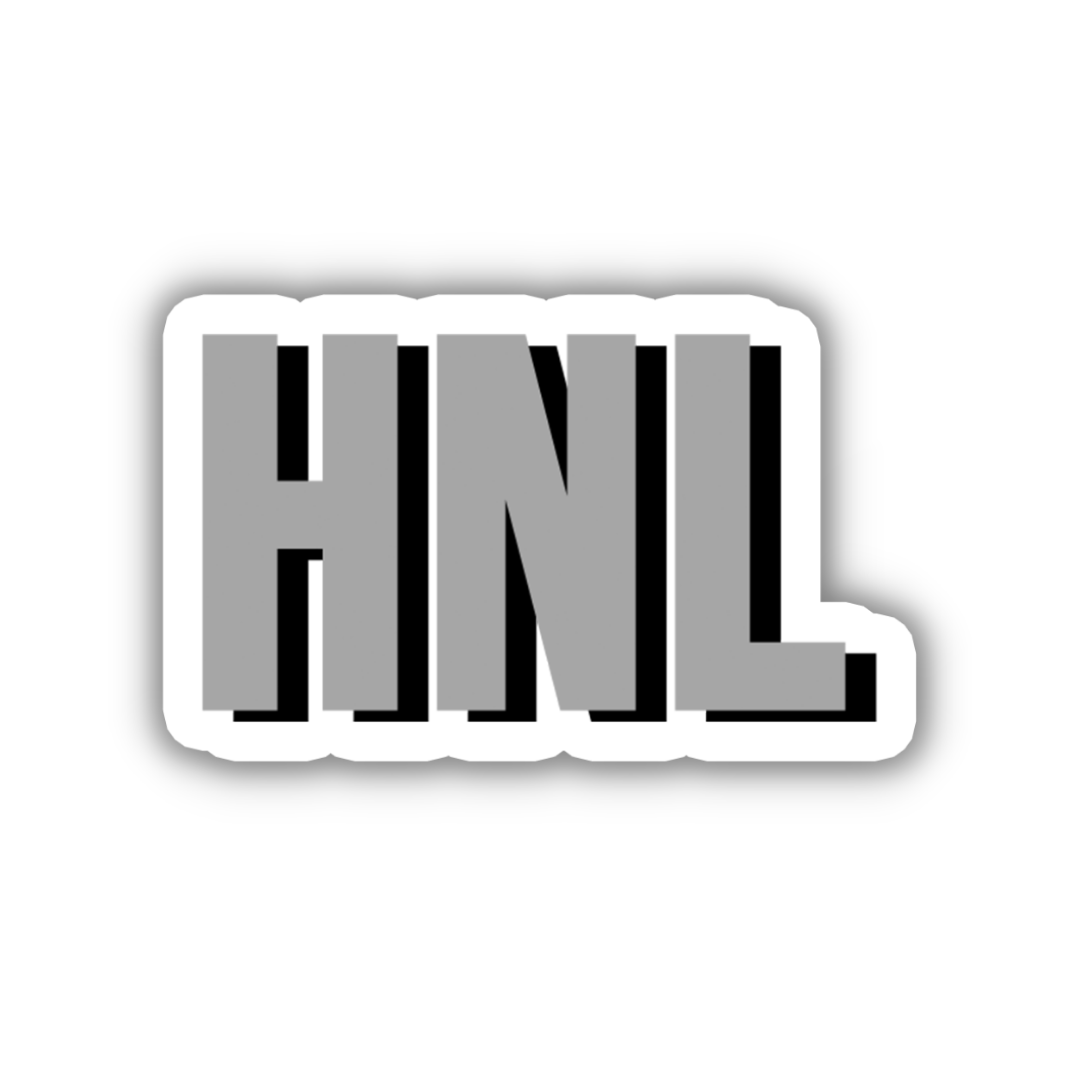HNL Double Layered Sticker