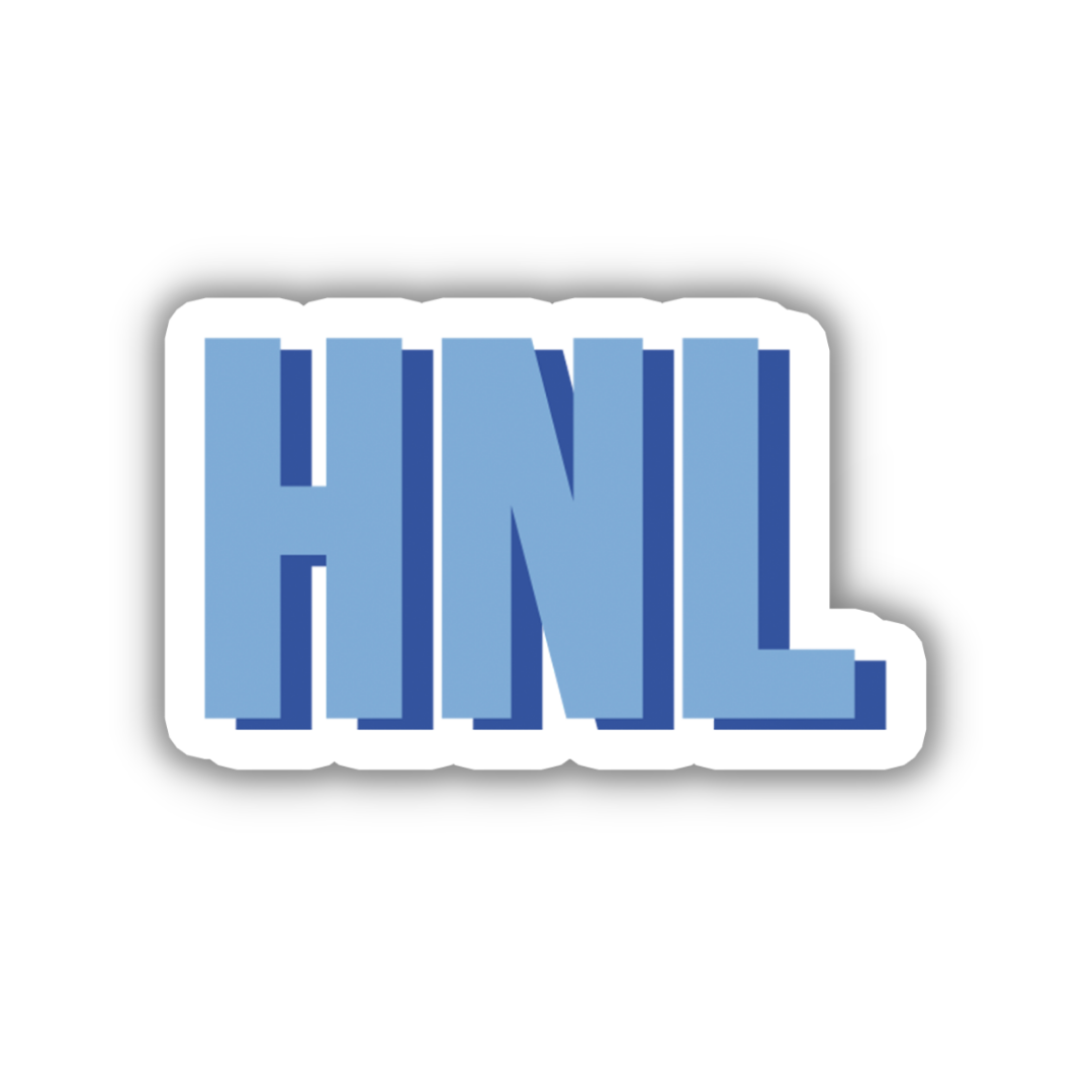 HNL Double Layered Sticker