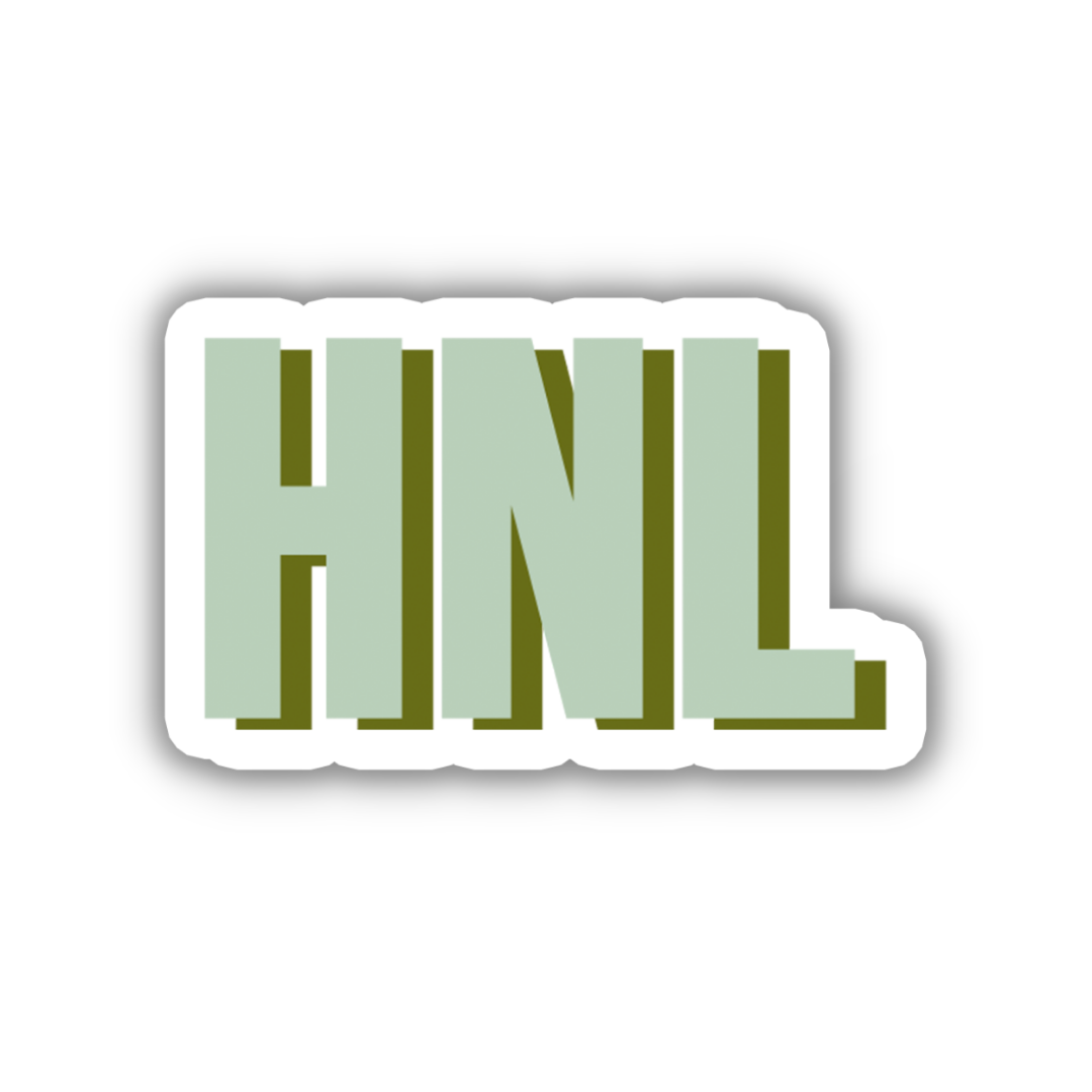 HNL Double Layered Sticker