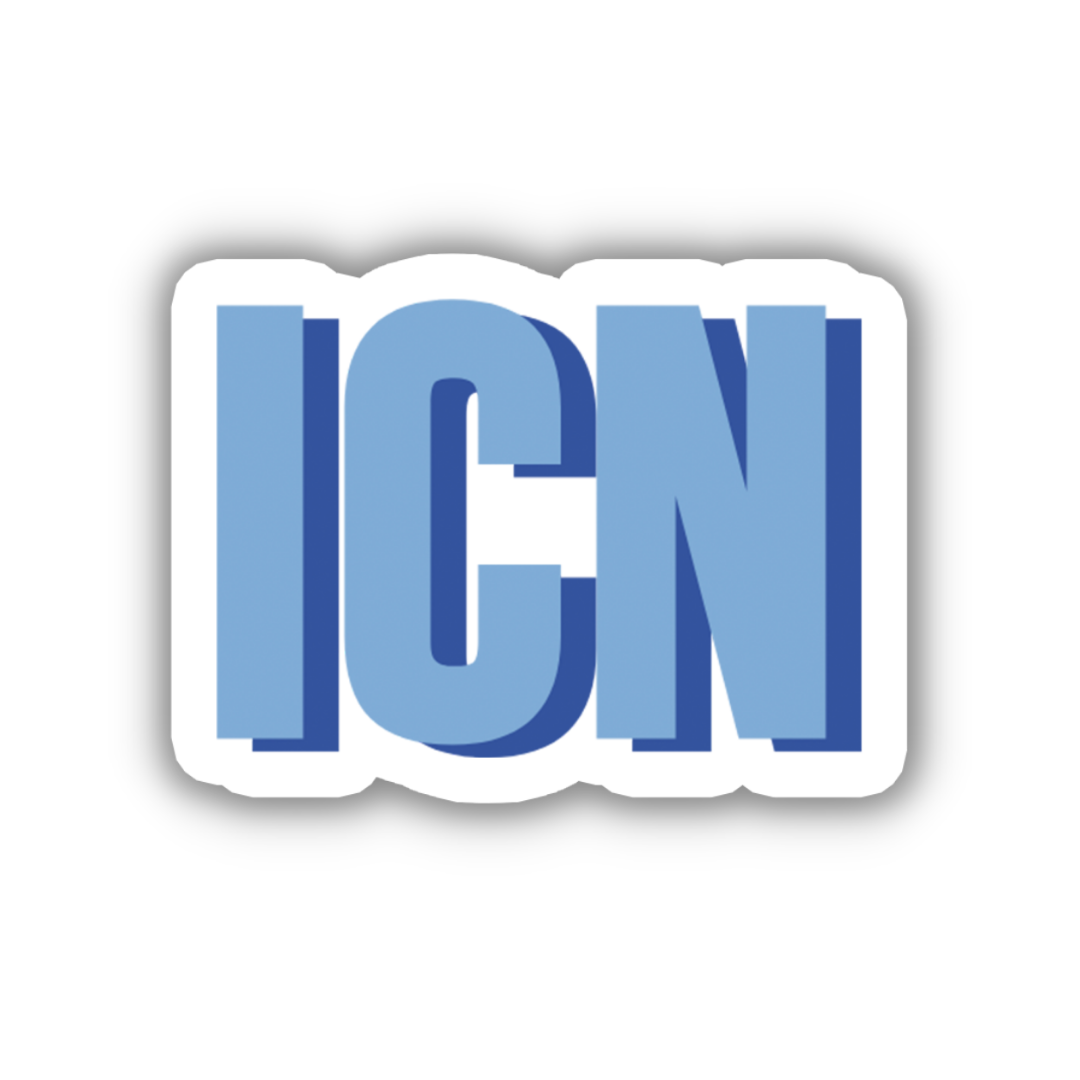 ICN Double Layered Sticker