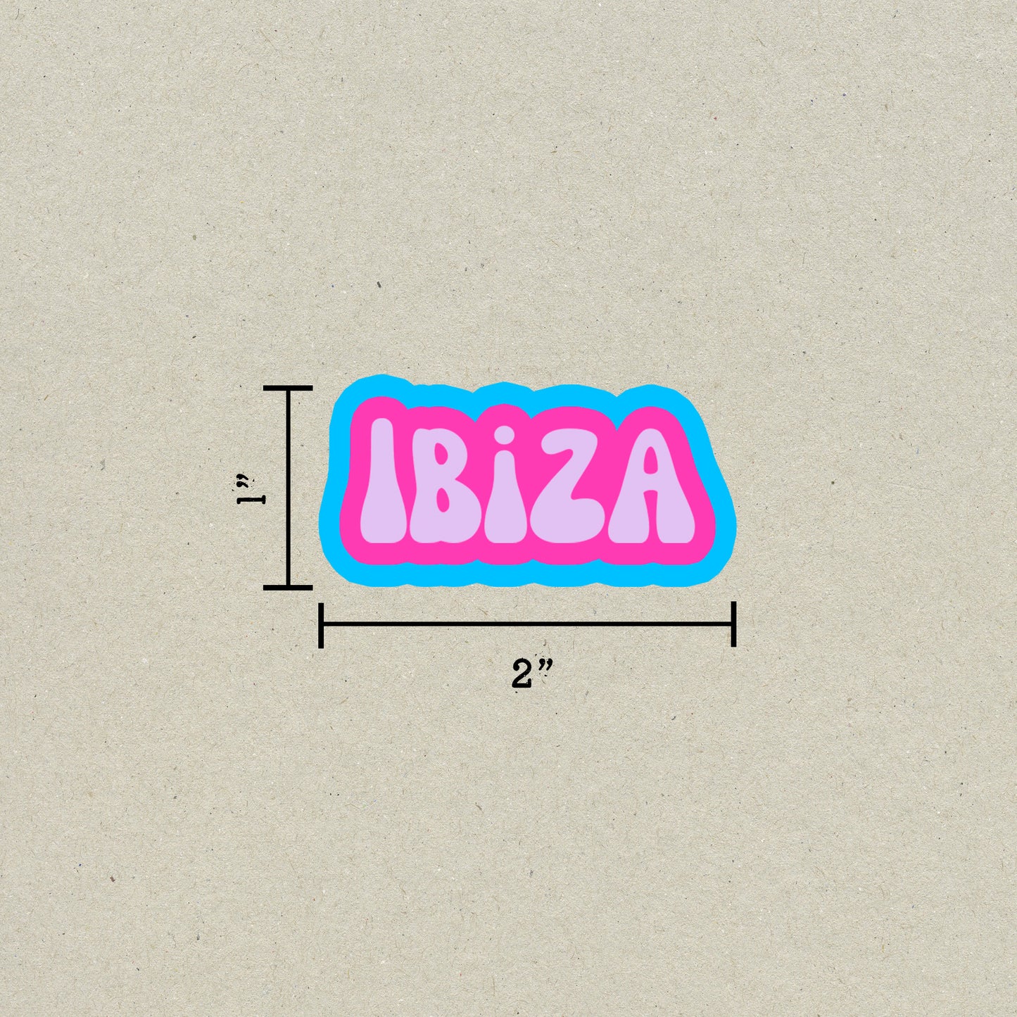 Ibiza Cloud Sticker