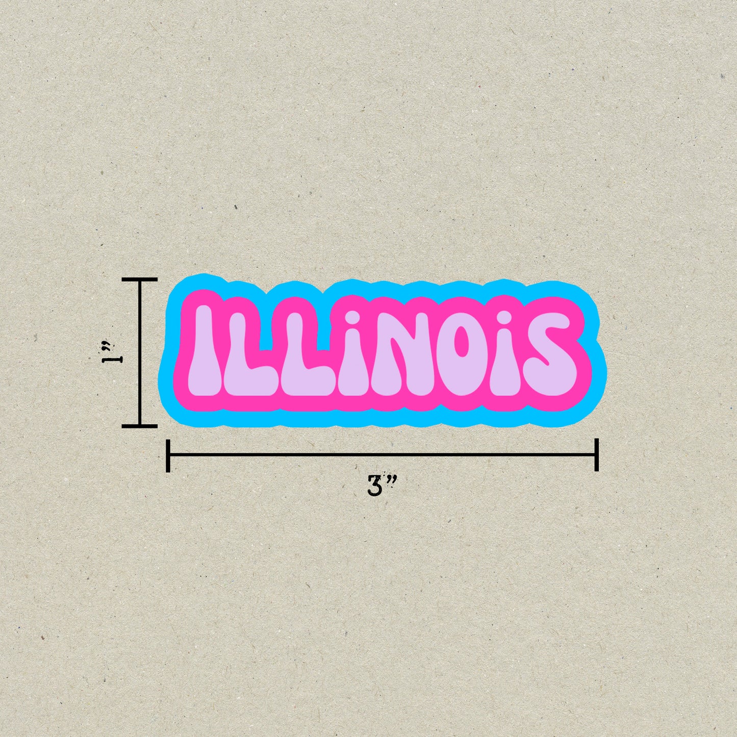 Illinois Cloud Sticker