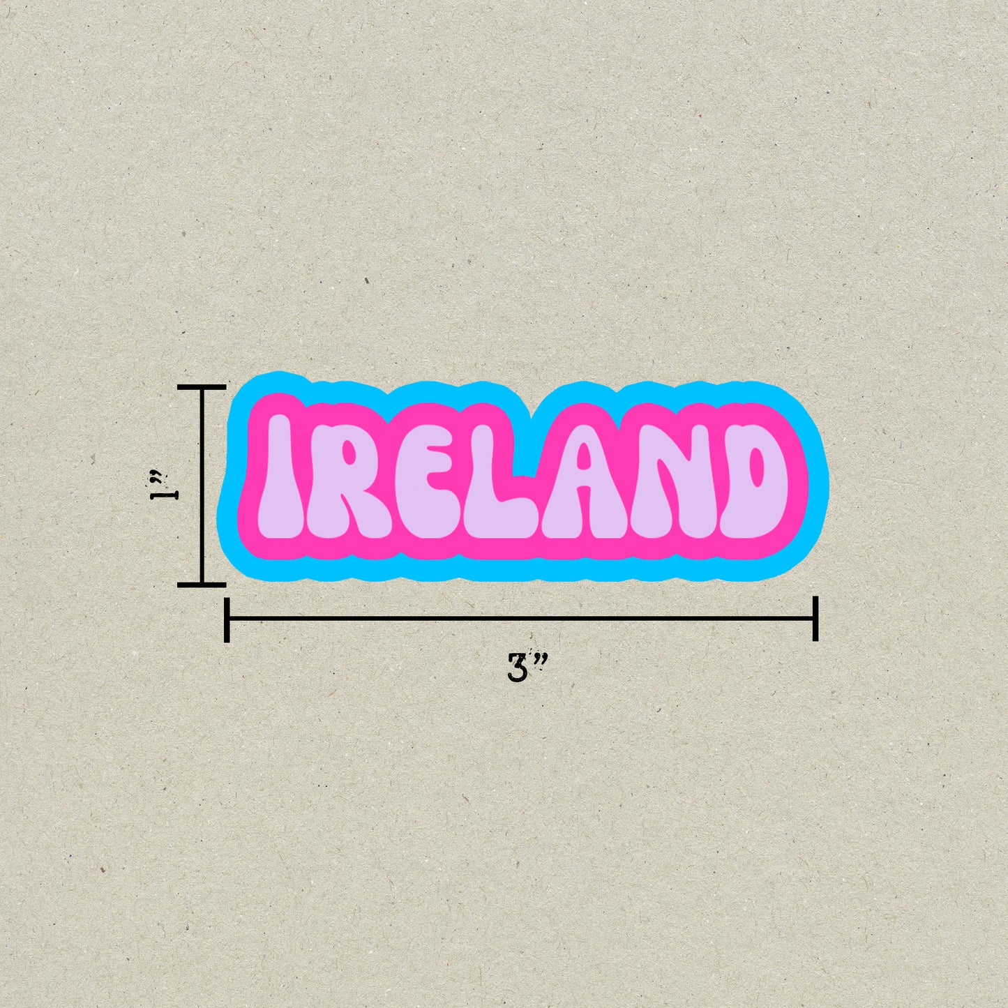 Ireland Cloud Sticker