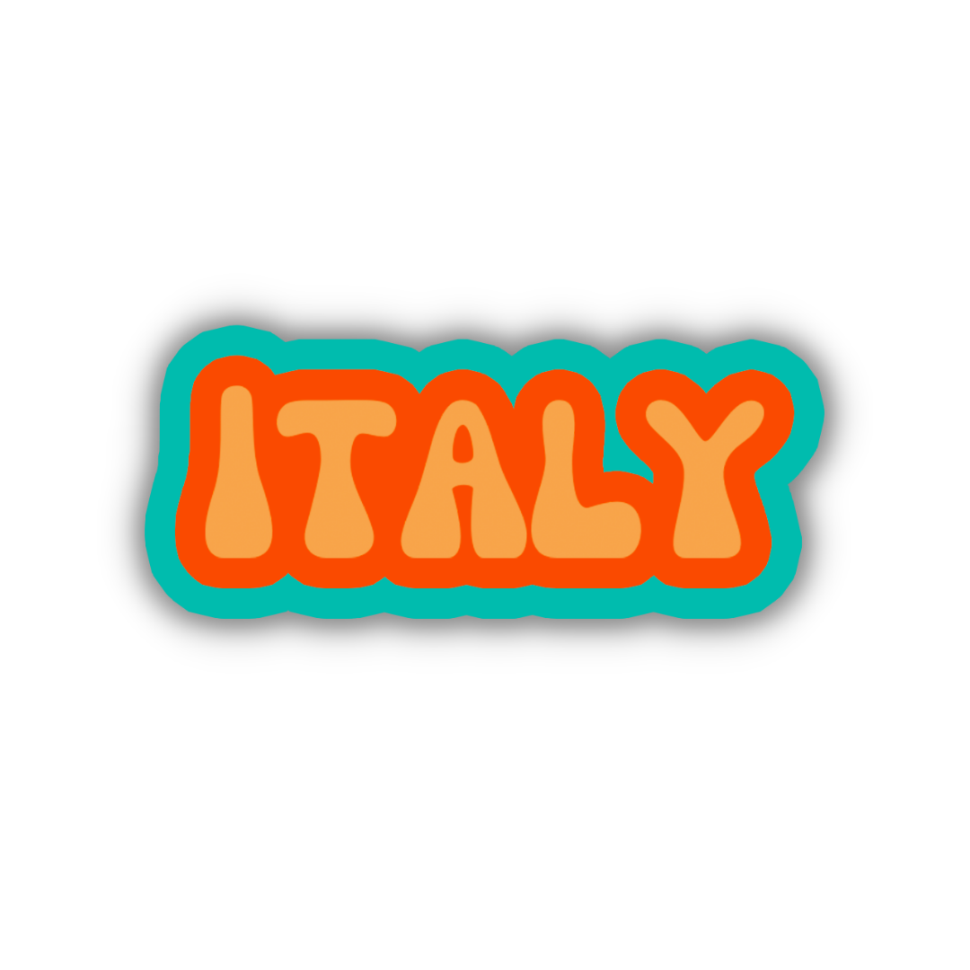 Italy Cloud Sticker