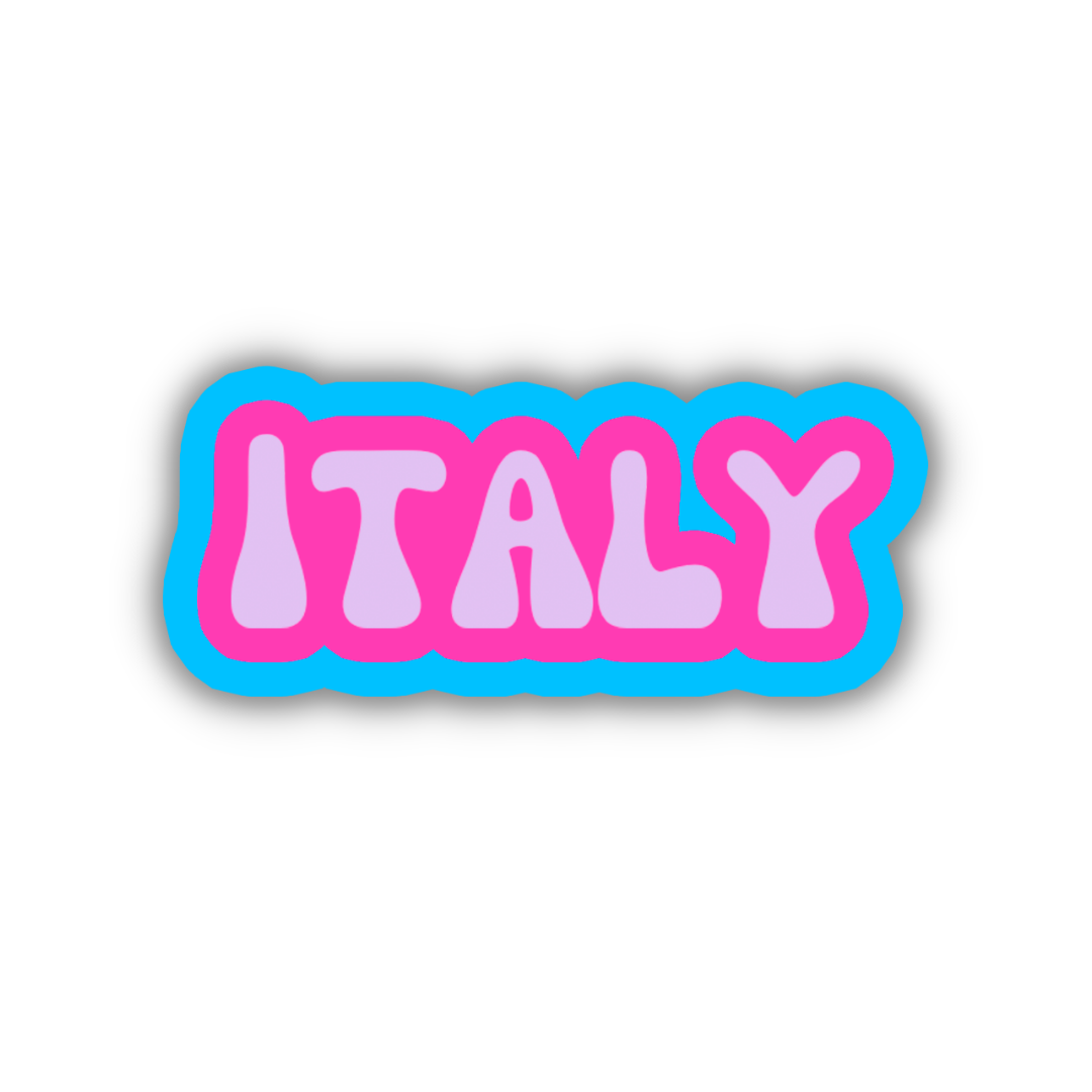 Italy Cloud Sticker