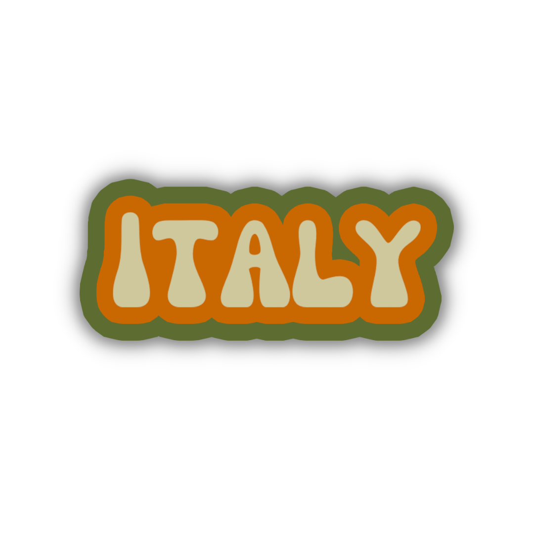 Italy Cloud Sticker