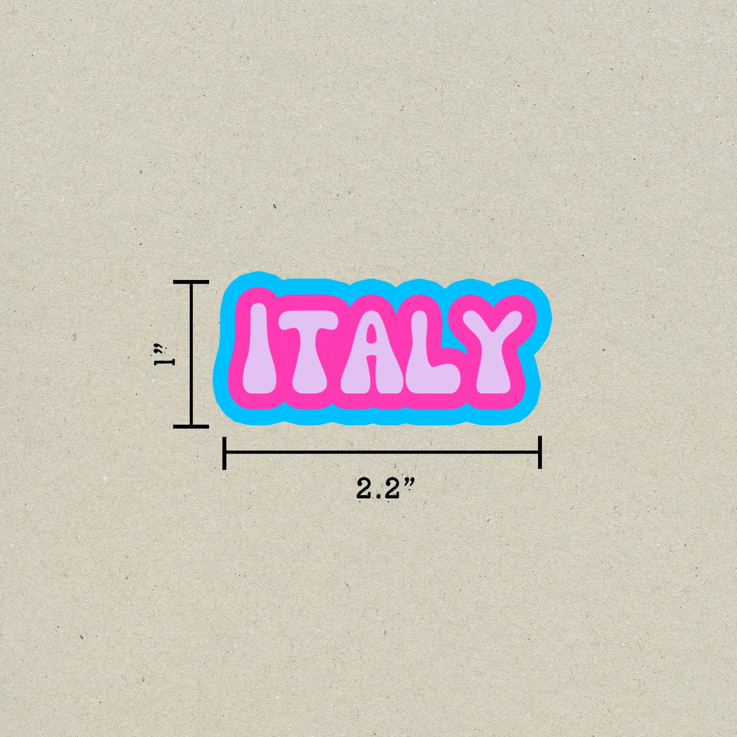 Italy Cloud Sticker