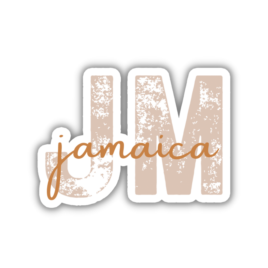 Jamaica Country Code Sticker