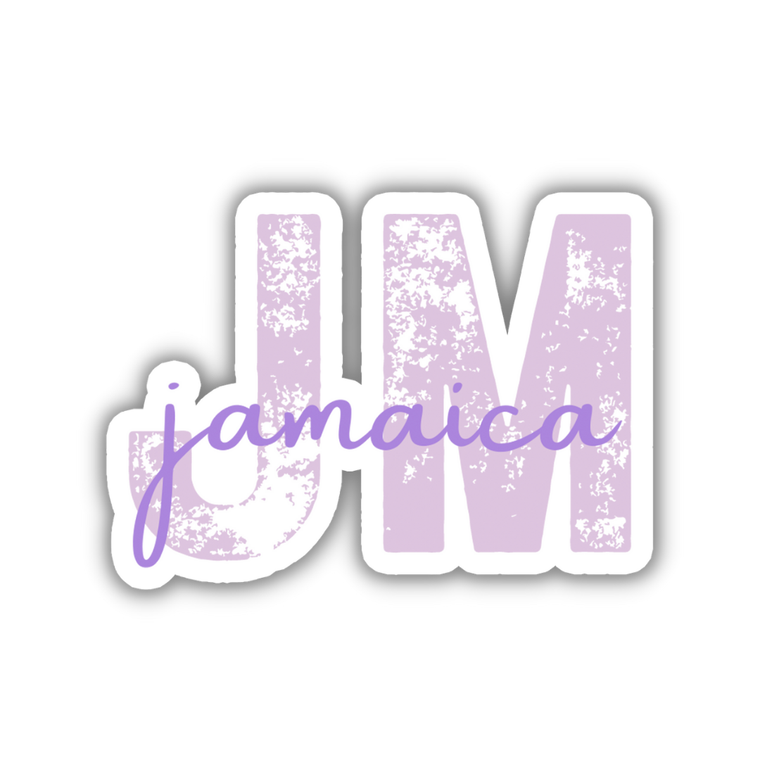 Jamaica Country Code Sticker
