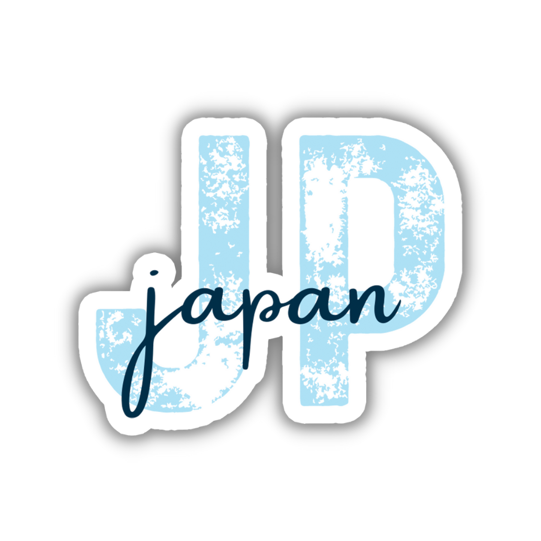 Japan Country Code Sticker