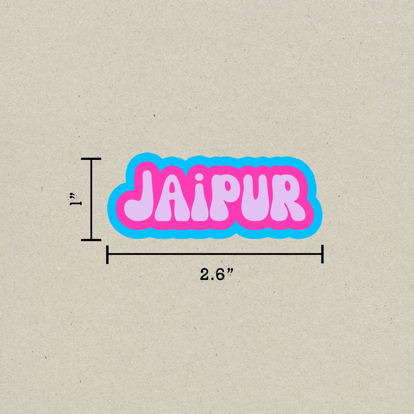 Jaipur Cloud Sticker