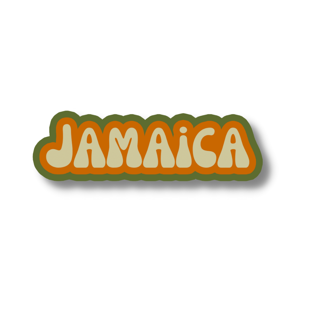 Jamaica Cloud Sticker