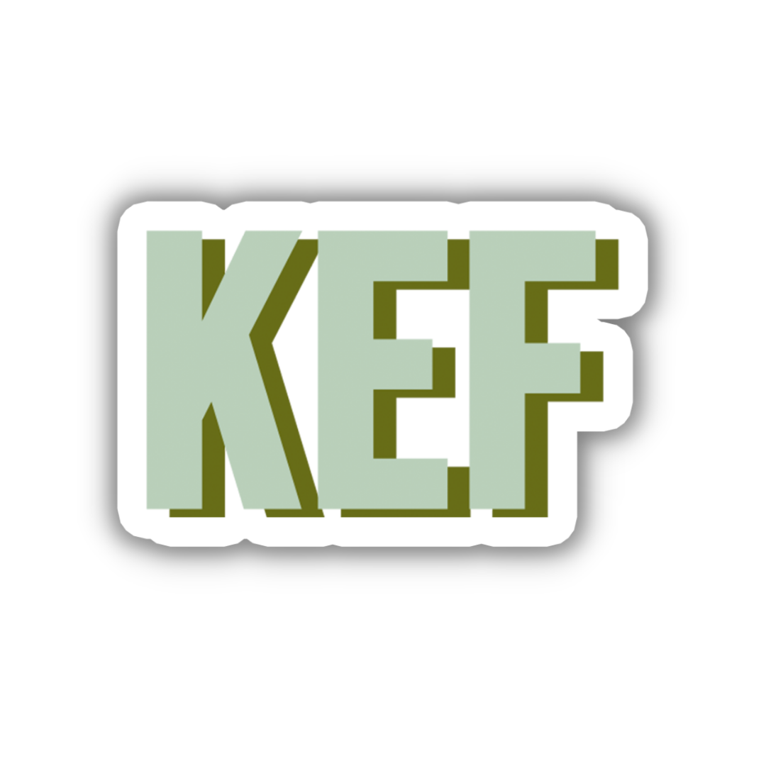 KEF Double Layered Sticker