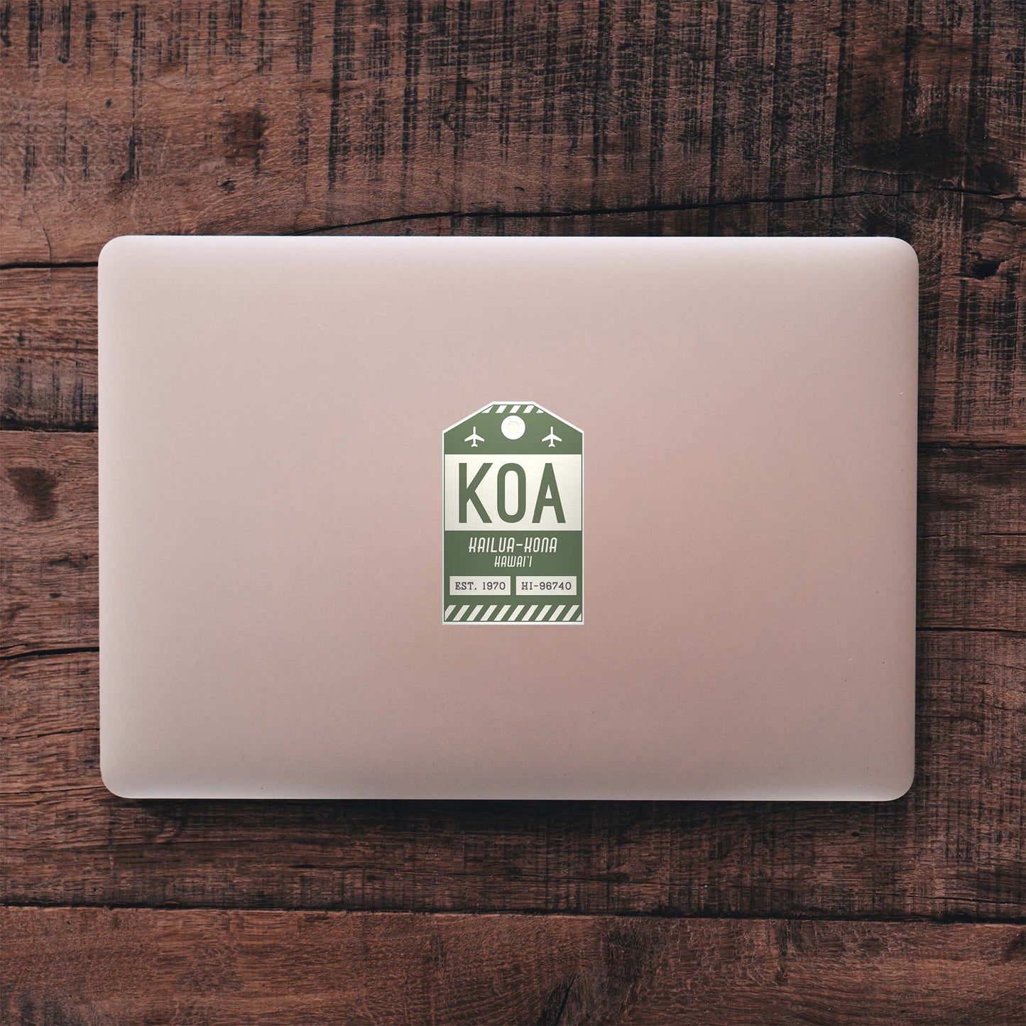 KOA Vintage Luggage Tag Sticker