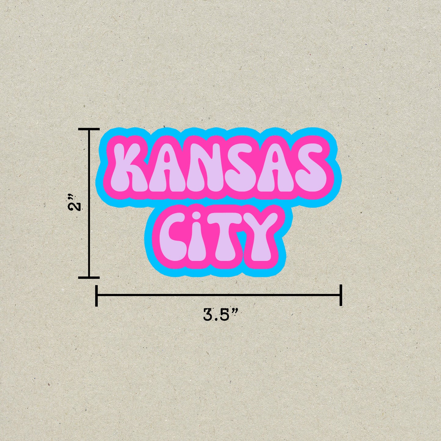 Kansas City Cloud Sticker