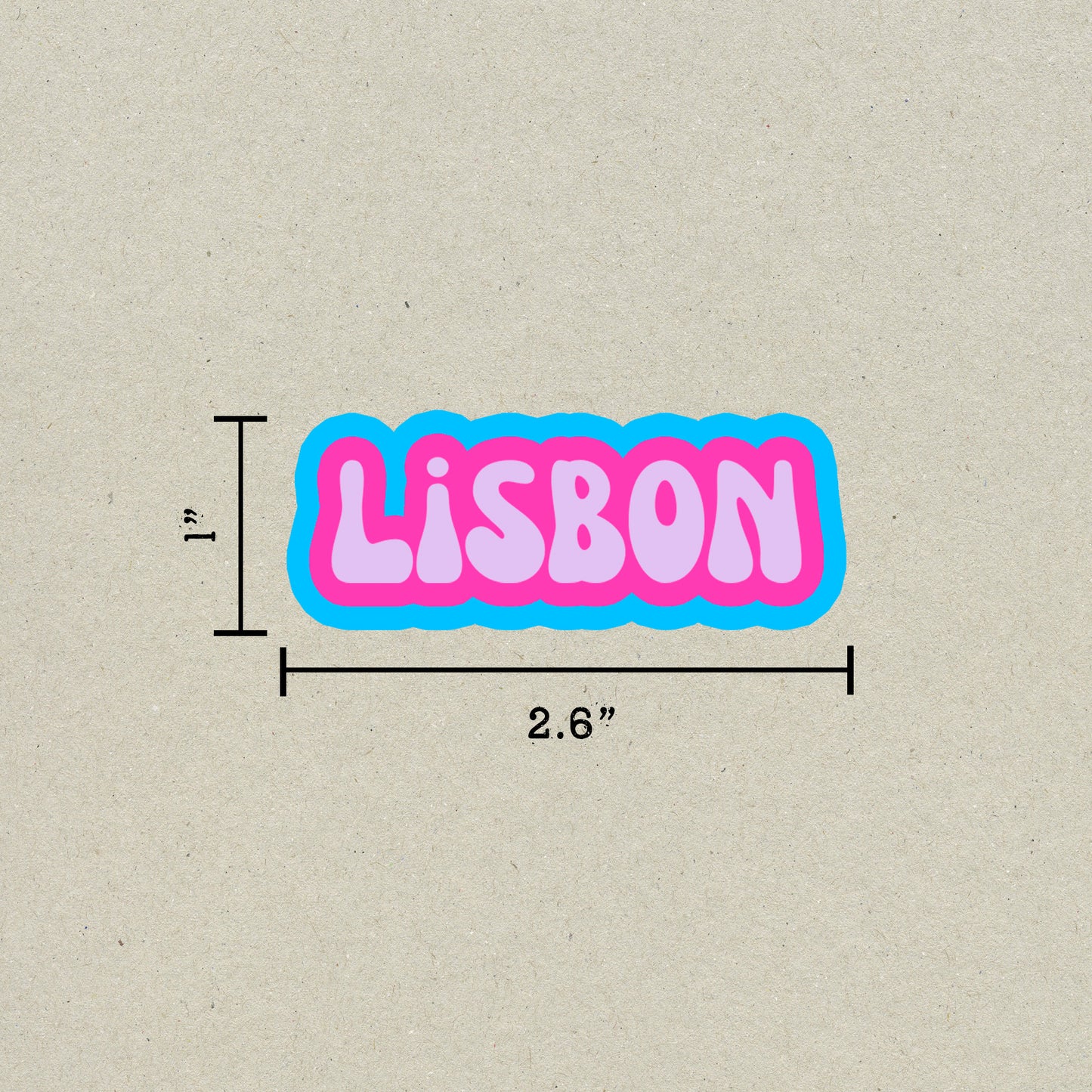 Lisbon Cloud Sticker