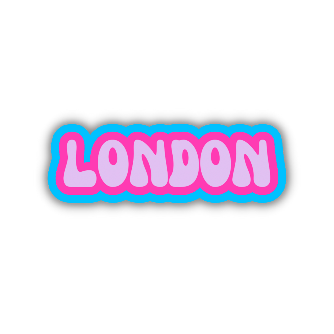 London Cloud Sticker