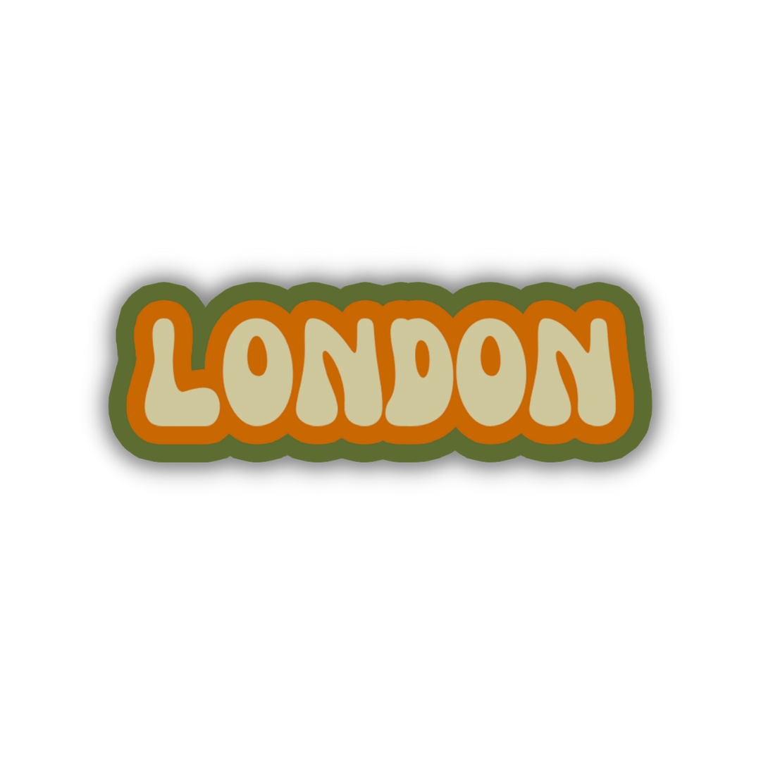 London Cloud Sticker