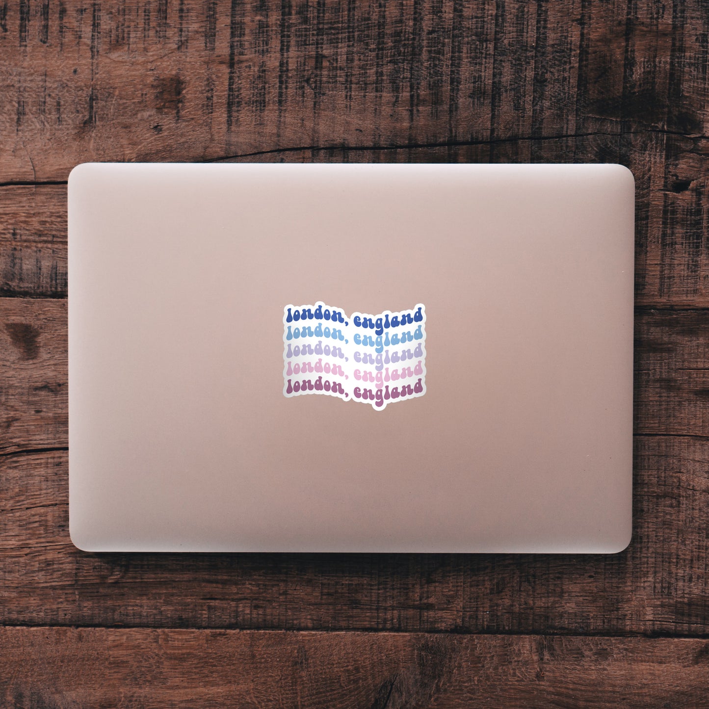 London, England Retro Sticker