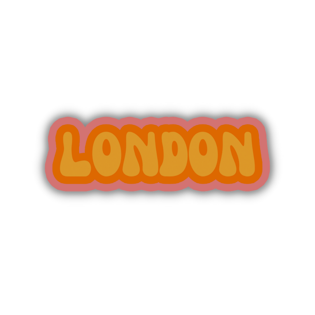 London Cloud Sticker