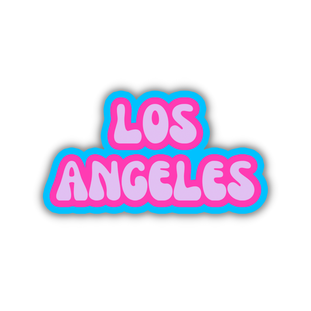 Los Angeles Cloud Sticker