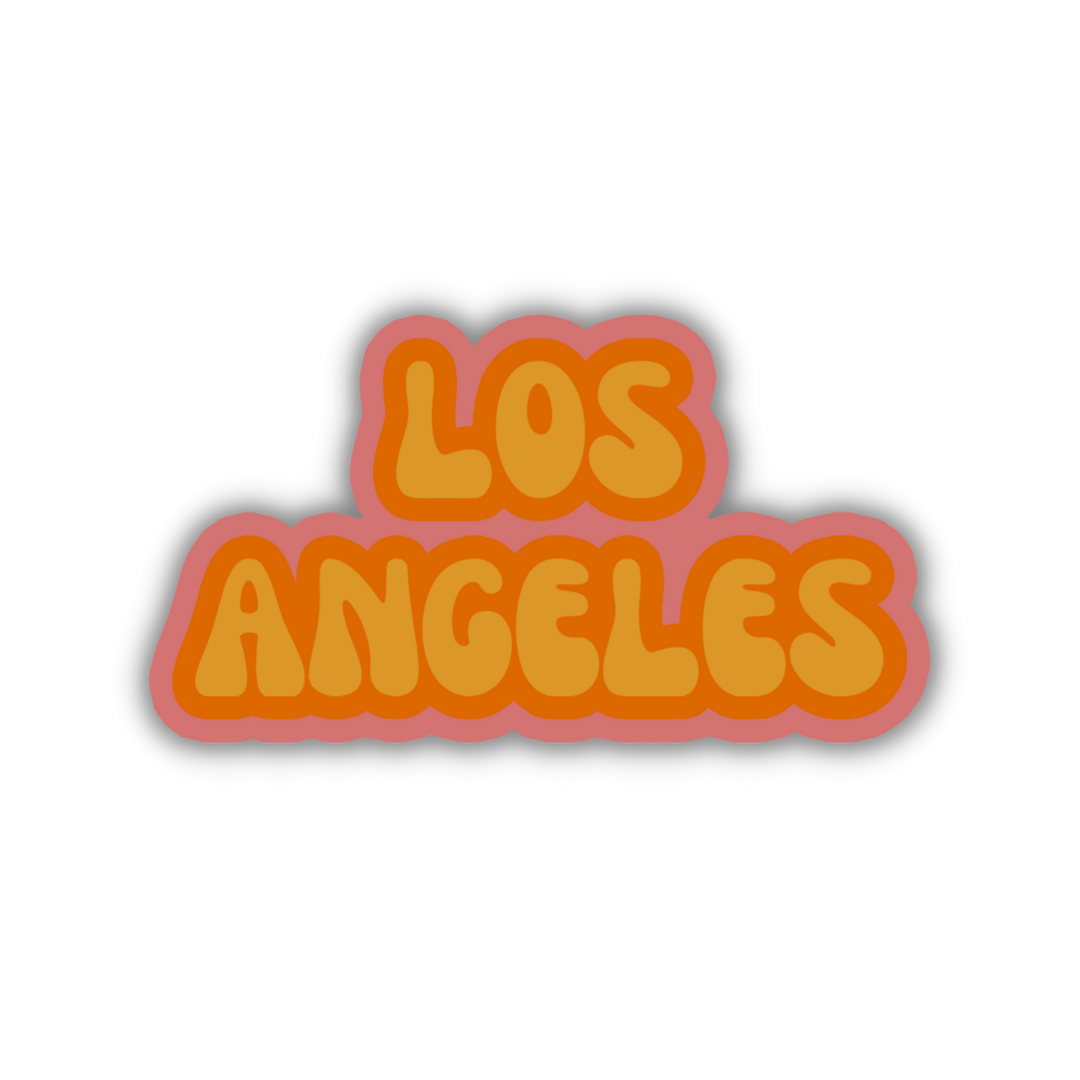 Los Angeles Cloud Sticker
