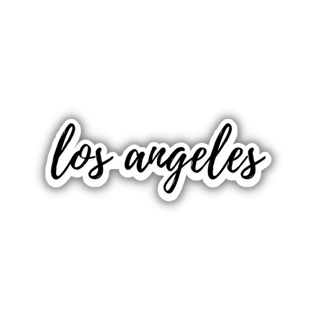 Los Angeles Cursive Sticker