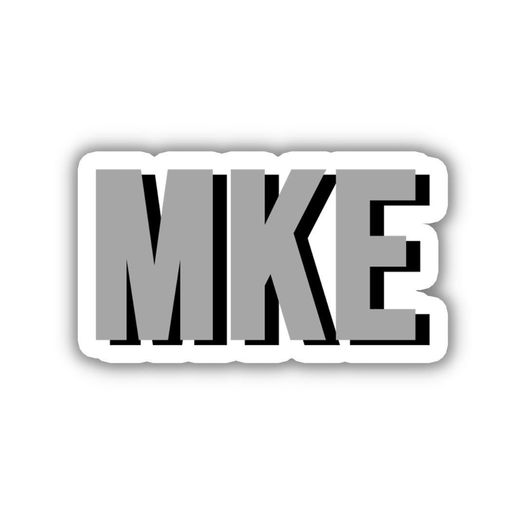 MKE Double Layered Sticker