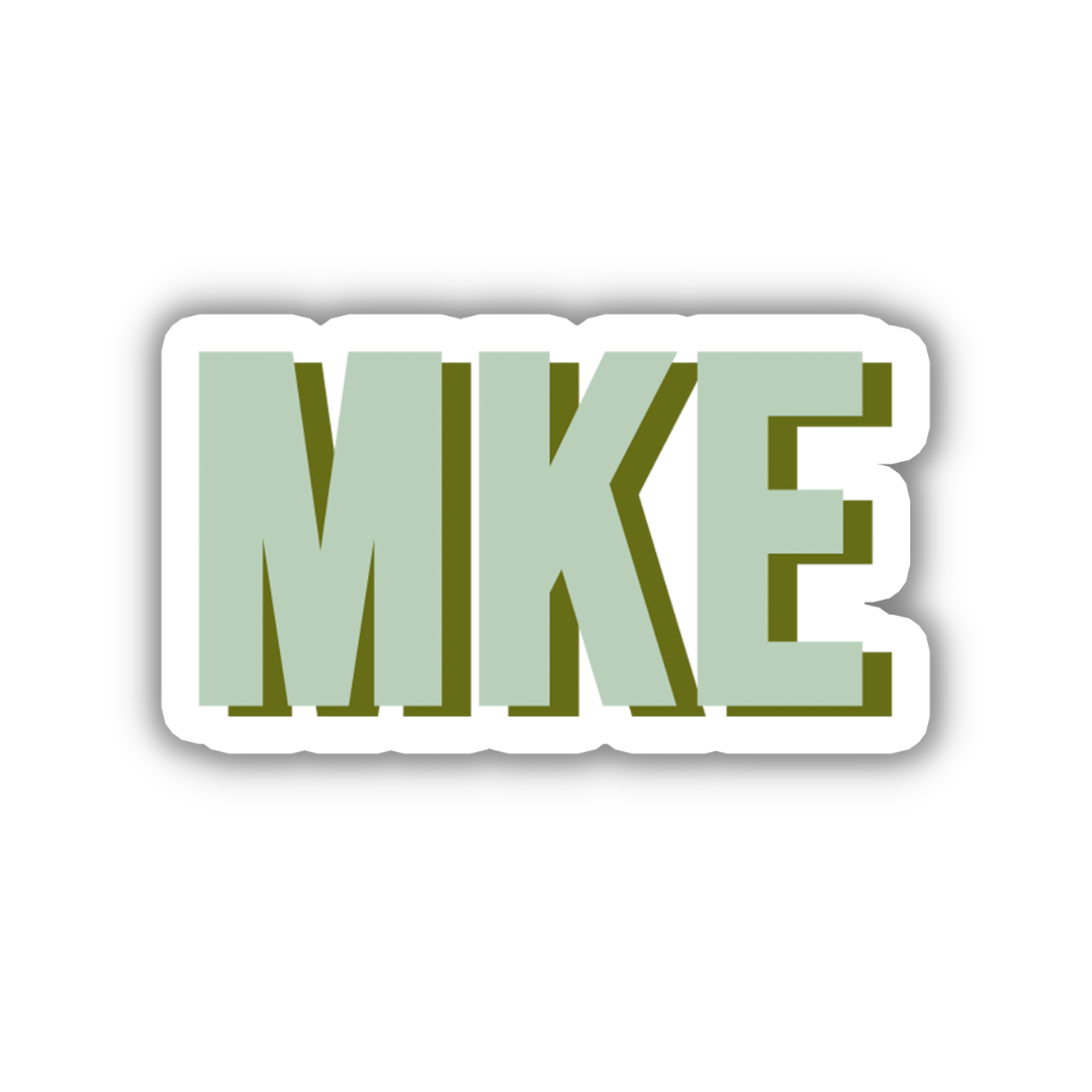 MKE Double Layered Sticker