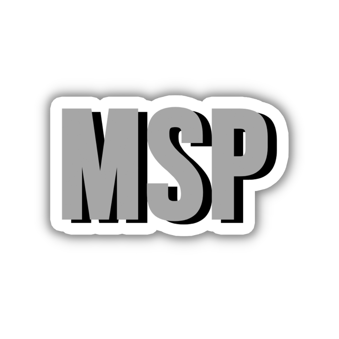 MSP Double Layered Sticker