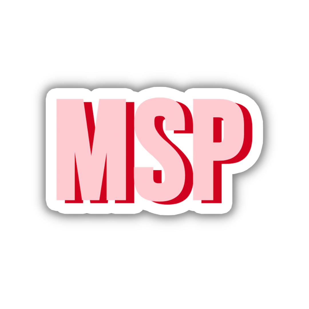 MSP Double Layered Sticker