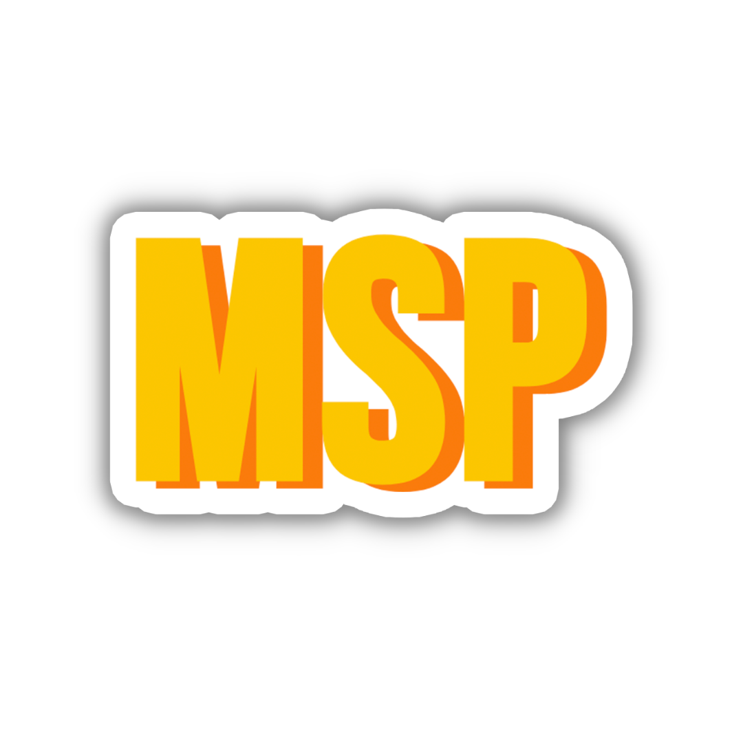 MSP Double Layered Sticker